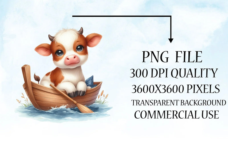 Cute Baby Animals Boat Clipart Bundle 11 - CraftNest - Digital Crafting and Art