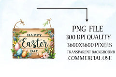 Happy Easter Board Clipart Bundle - CraftNest - Digital Crafting and Art