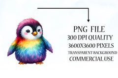 Rainbow Animals Clipart Bundle 19 - CraftNest - Digital Crafting and Art