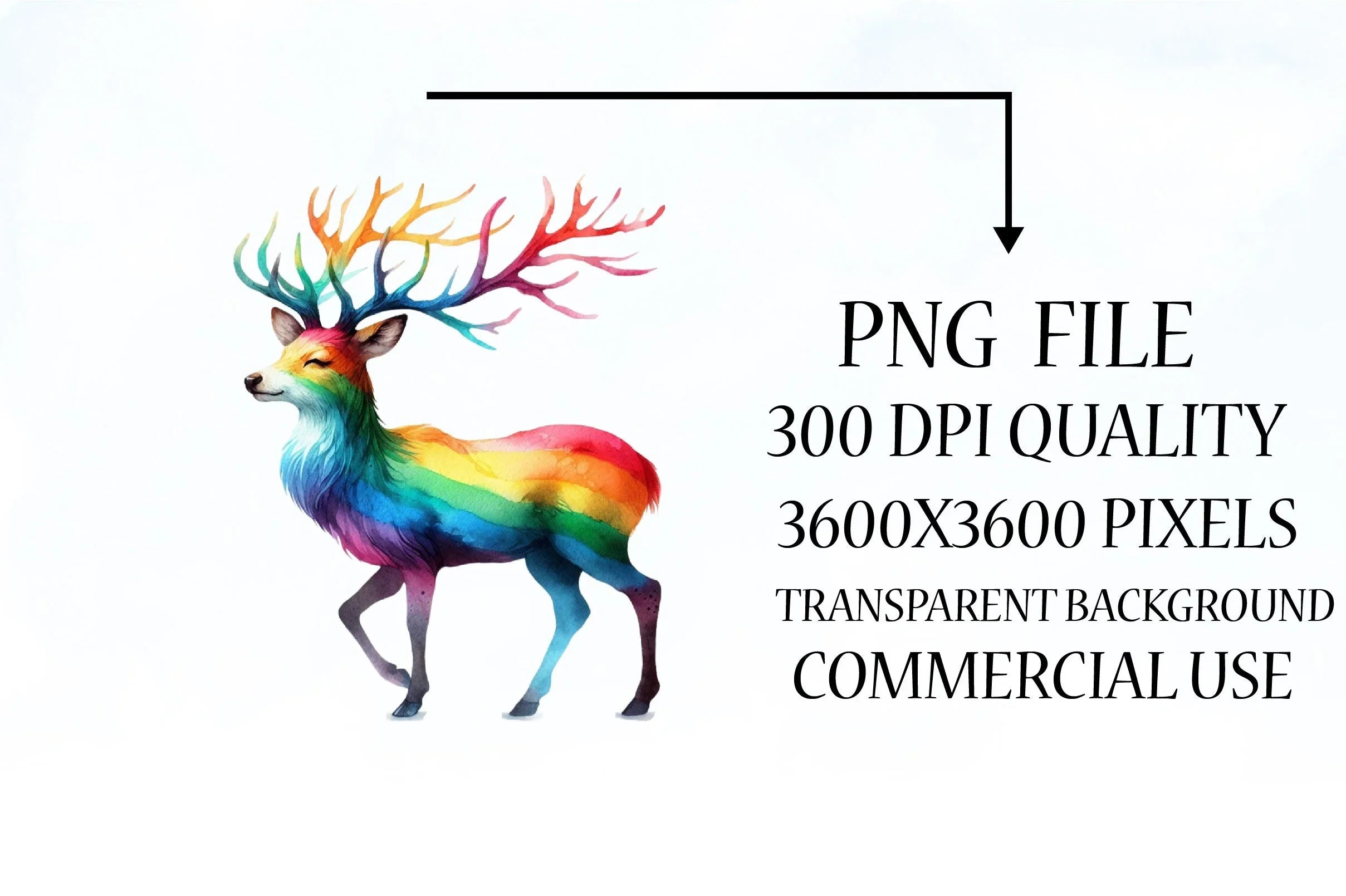 Rainbow Animals Clipart Bundle 7 - CraftNest - Digital Crafting and Art