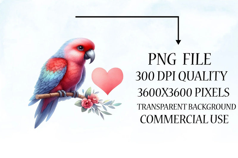 Bird Valentines Day Clipart Bundle 29 - CraftNest - Digital Crafting and Art