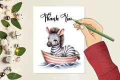 Cute Baby Animals Boat Clipart Bundle 10 - CraftNest - Digital Crafting and Art