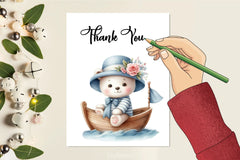 Cute Baby Animals Boat Clipart Bundle 28 - CraftNest - Digital Crafting and Art