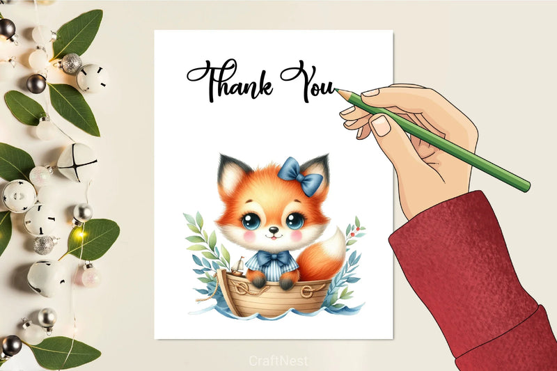 Cute Baby Animals Boat Clipart Bundle 16 - CraftNest - Digital Crafting and Art