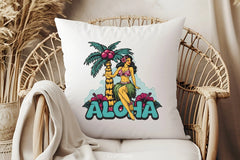 Vintage Pin Up Hula Dancer Clipart Bundle - CraftNest - Digital Crafting and Art