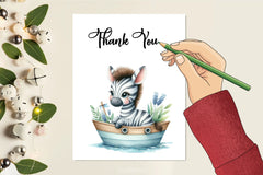 Cute Baby Animals Boat Clipart Bundle 18 - CraftNest - Digital Crafting and Art