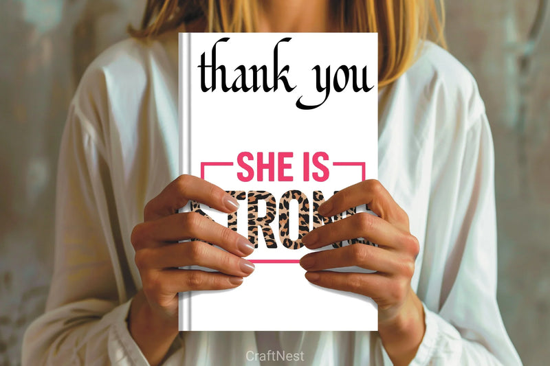 She Is Strong Leopard Print Clipart Bundle - CraftNest - Digital Crafting and Art