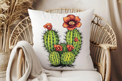 Western Cactus Clipart Bundle - CraftNest - Digital Crafting and Art