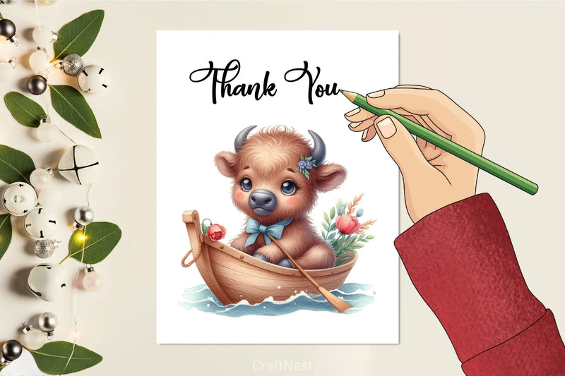 Cute Baby Animals Boat Clipart Bundle 3 - CraftNest - Digital Crafting and Art