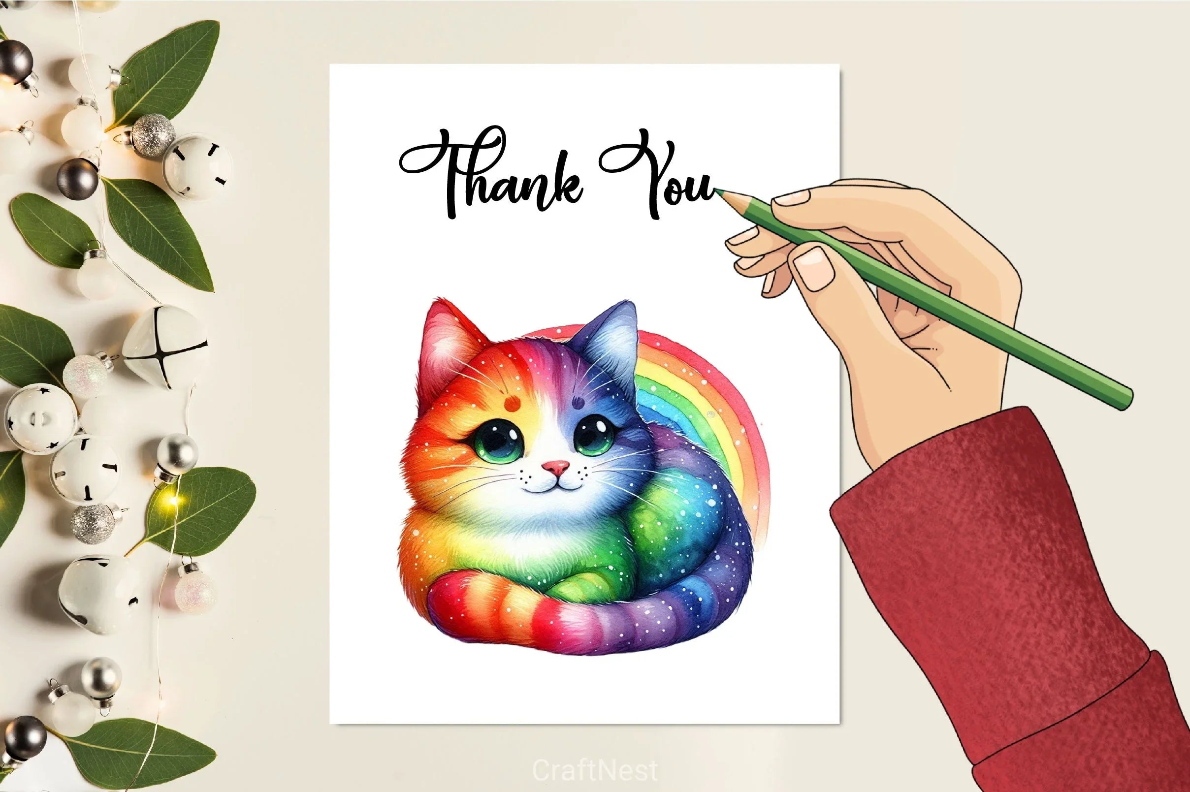 Rainbow Animals Clipart Set 2 - CraftNest - Digital Crafting and Art