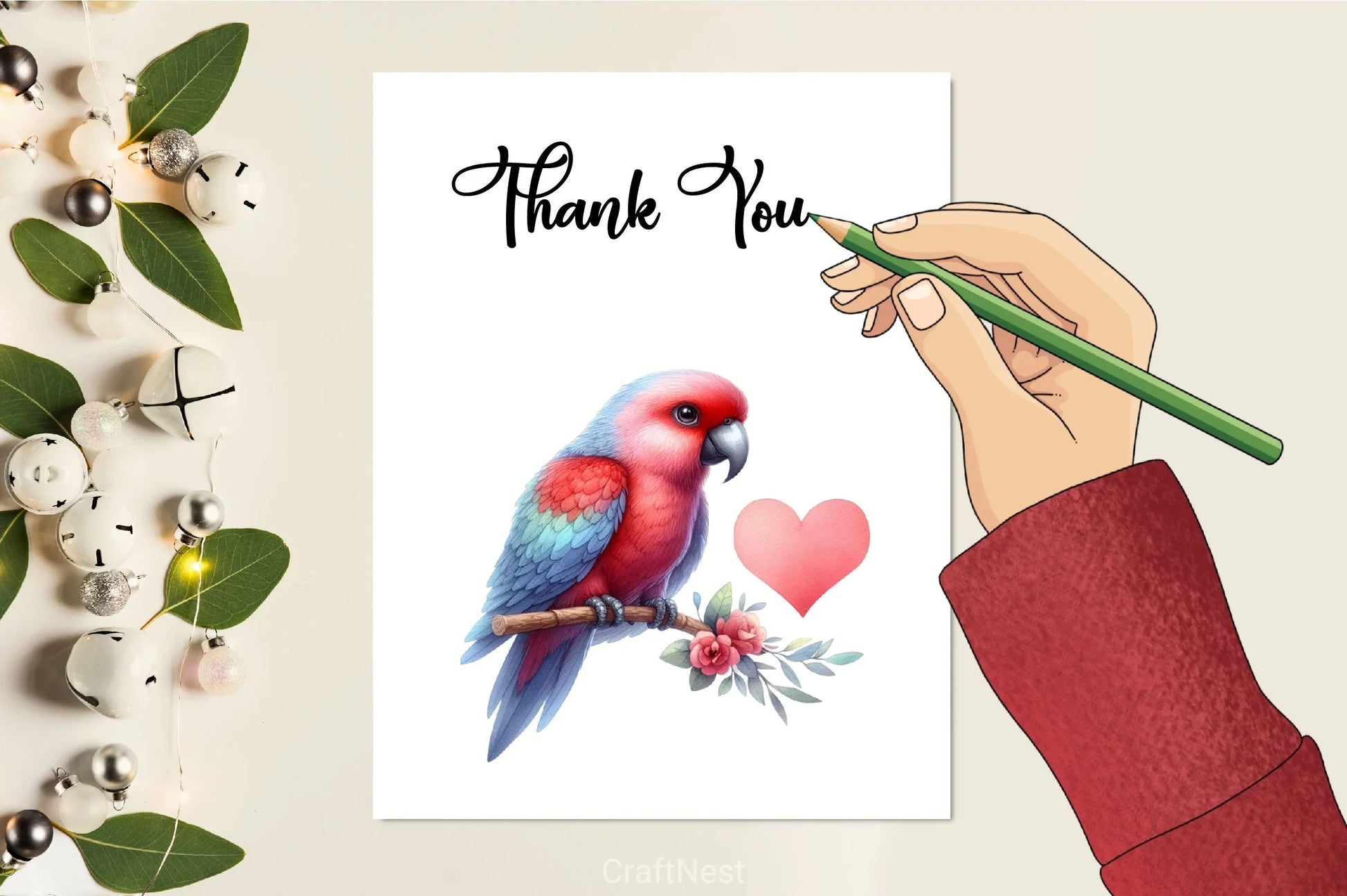 Bird Valentine's Day Clipart Bundle - CraftNest - Digital Crafting and Art