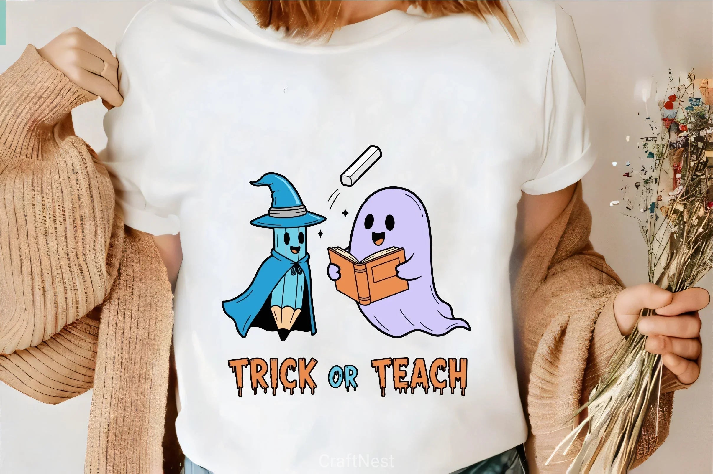 Trick Or Teach Halloween Clipart Bundle - CraftNest - Digital Crafting and Art