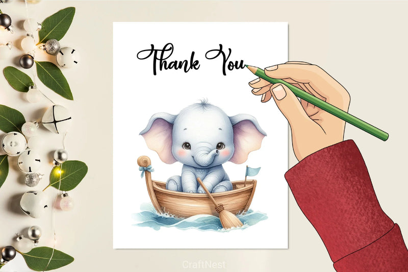 Cute Baby Animals Boat Clipart Bundle 2 - CraftNest - Digital Crafting and Art