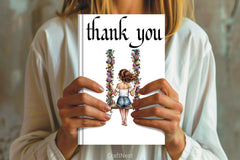 Girl on Swing Clipart Bundle - CraftNest - Digital Crafting and Art