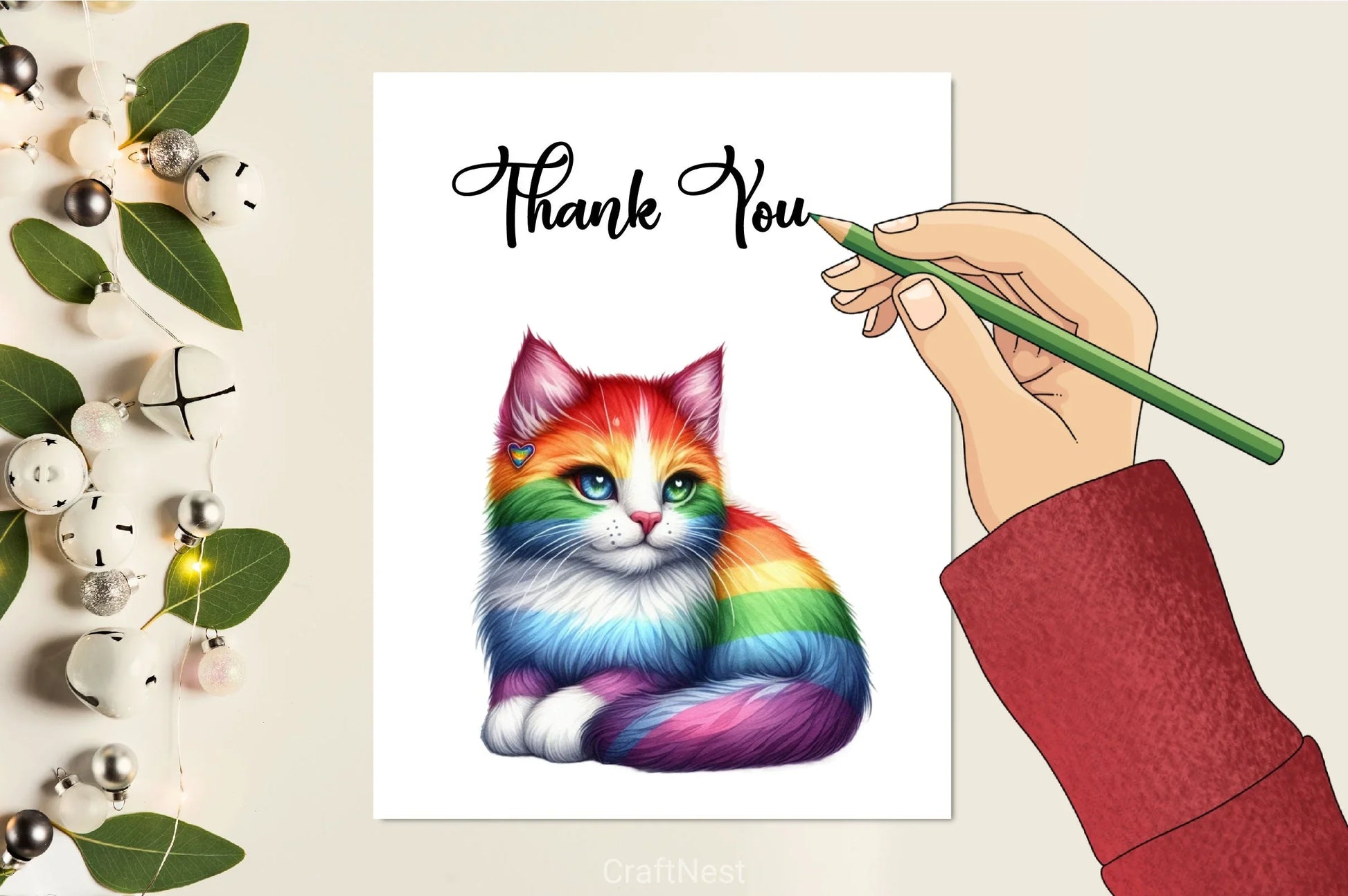 Rainbow Animals Clipart Set 6 - CraftNest - Digital Crafting and Art