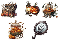 Antique Halloween Clipart Bundle 2 - CraftNest - Digital Crafting and Art