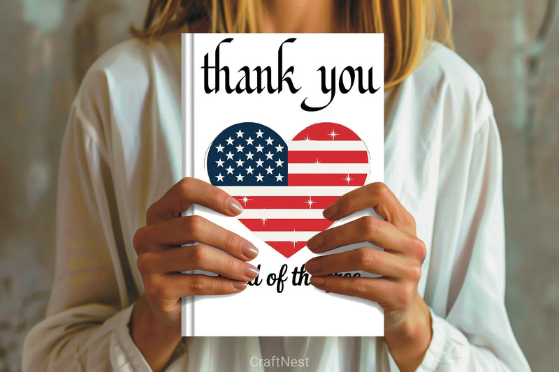 American Flag Heart Clipart Bundle 2 - CraftNest - Digital Crafting and Art