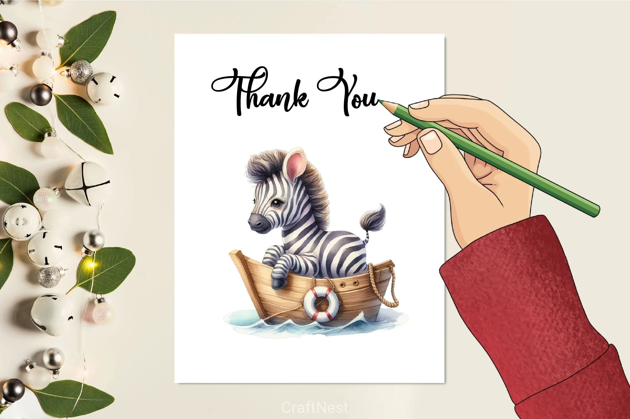 Cute Baby Animals Boat Clipart Bundle 6 - CraftNest - Digital Crafting and Art