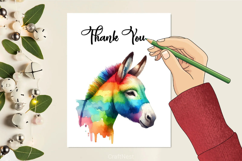 Rainbow Animals Clipart Bundle 3 - CraftNest - Digital Crafting and Art