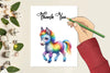 Rainbow Animals Clipart