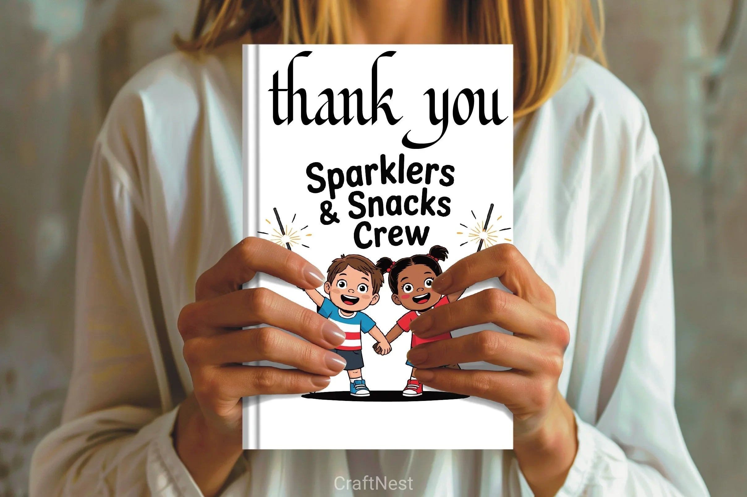 Happy Kids 4th of July Sparklers Clipart Bundle - CraftNest - Digital Crafting and Art