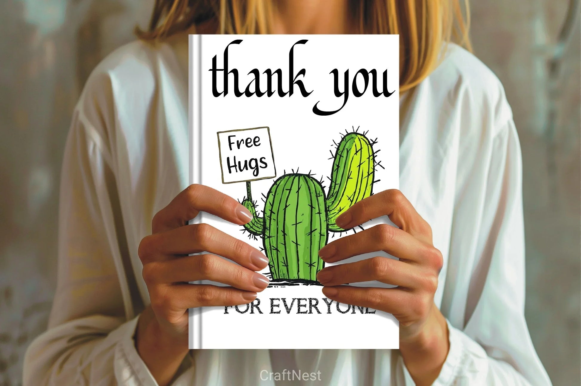 Free Hugs Cactus Clipart Bundle - CraftNest - Digital Crafting and Art