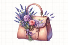 Flower Handbags Clipart Bundle - CraftNest - Digital Crafting and Art