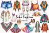 Boho Fashion Clipart Bundle