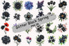 Glitter Luxury Black Spring Clipart Bundle