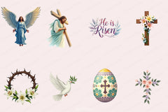 Christian Easter Clipart Bundle 2 - CraftNest - Digital Crafting and Art
