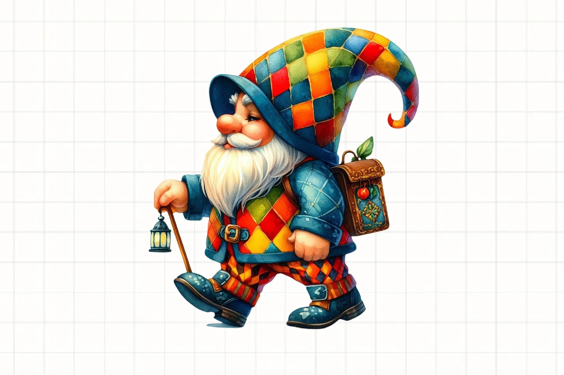 Diamond Gnome Clipart Bundle - CraftNest - Digital Crafting and Art