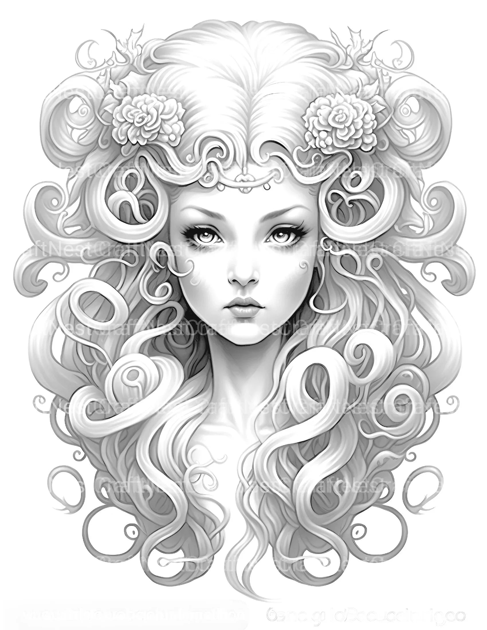 Medusa Coloring Book