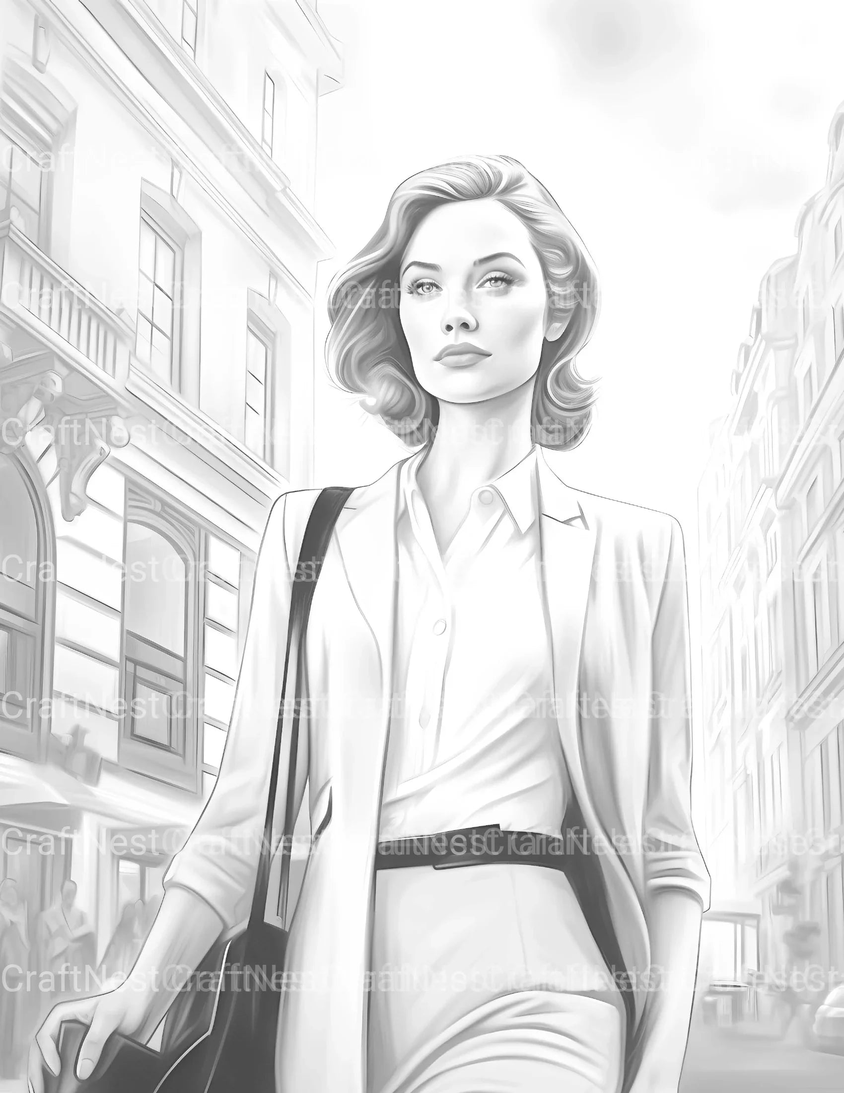 Kids Christmas Girl Coloring Book - CraftNest - Digital Crafting and Art