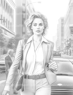 Kids Christmas Girl Coloring Book - CraftNest - Digital Crafting and Art