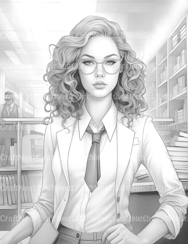 Kids Christmas Girl Coloring Book - CraftNest - Digital Crafting and Art