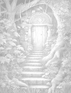 Forest Gate Coloring Book 2 - CraftNest - Digital Crafting and Art