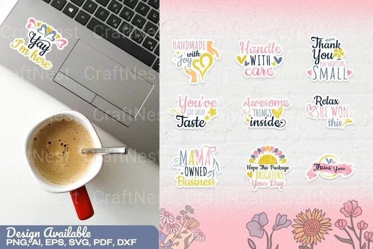 Small Business Packaging SVG Bundle - CraftNest - Digital Crafting and Art