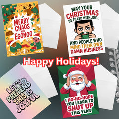 Rude Christmas Cards Clipart Bundle - CraftNest - Digital Crafting and Art