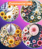 Wildflower Yin Yang Clipart Bundle