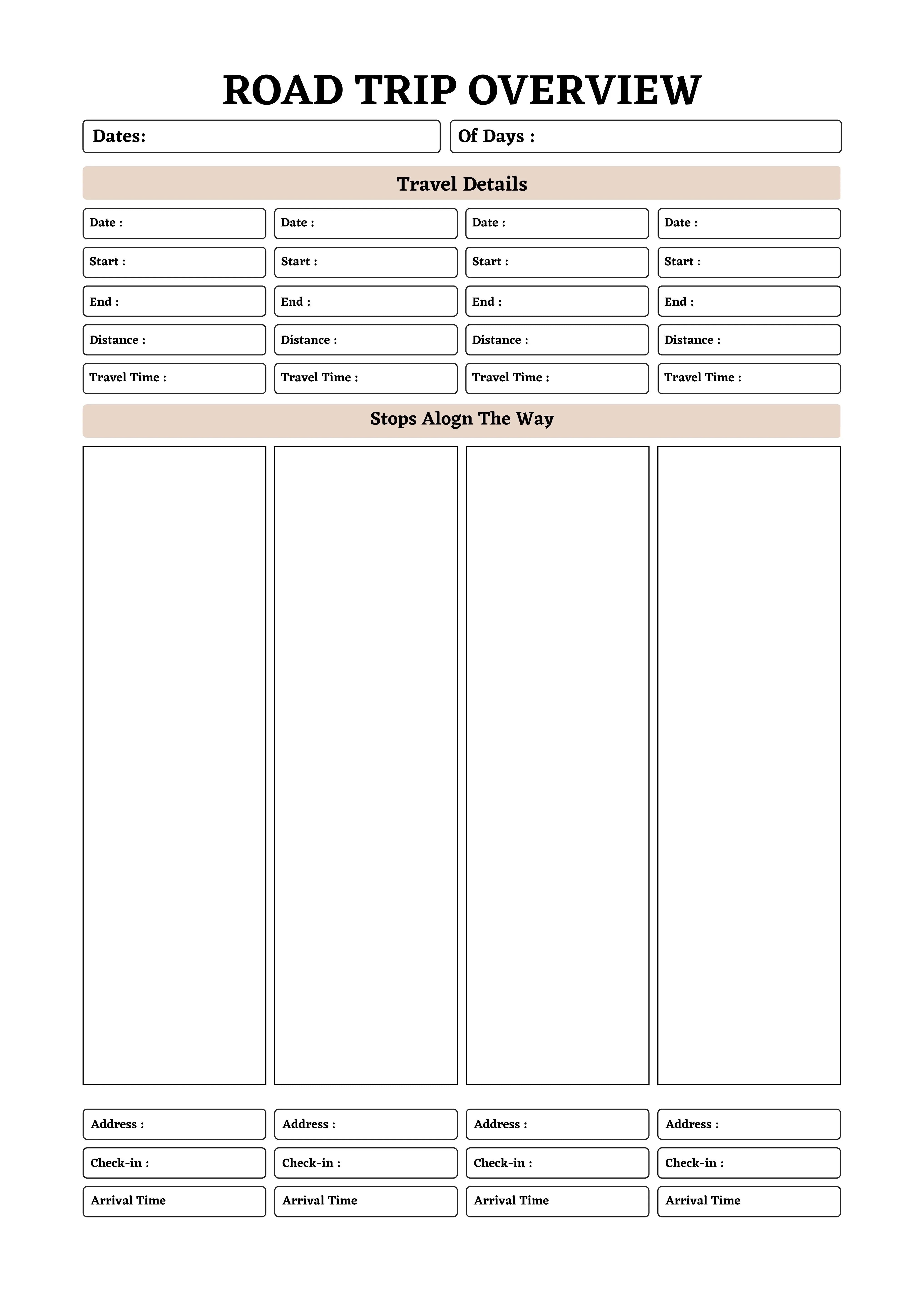 Travel Planner KDP Planner - CraftNest - Digital Crafting and Art