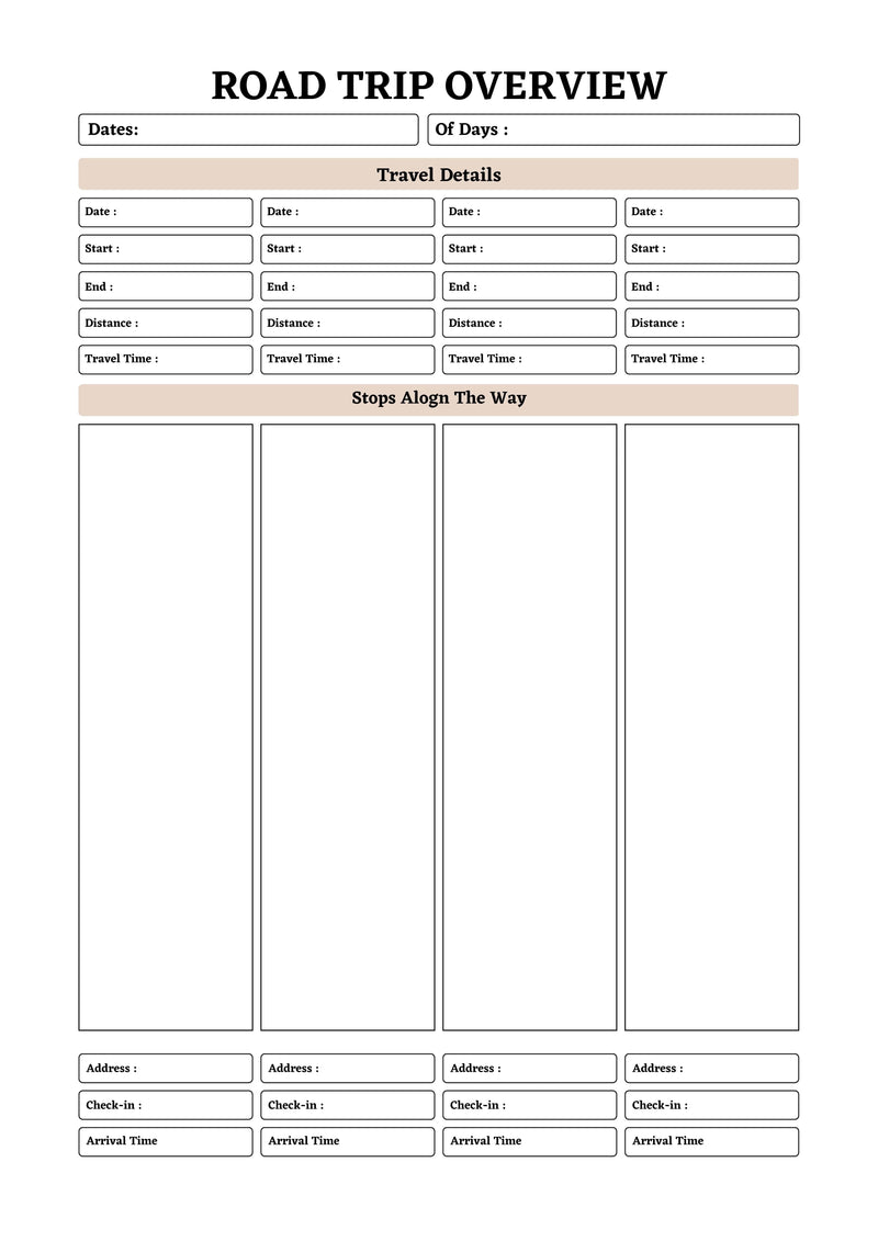 Travel Planner KDP Planner - CraftNest - Digital Crafting and Art