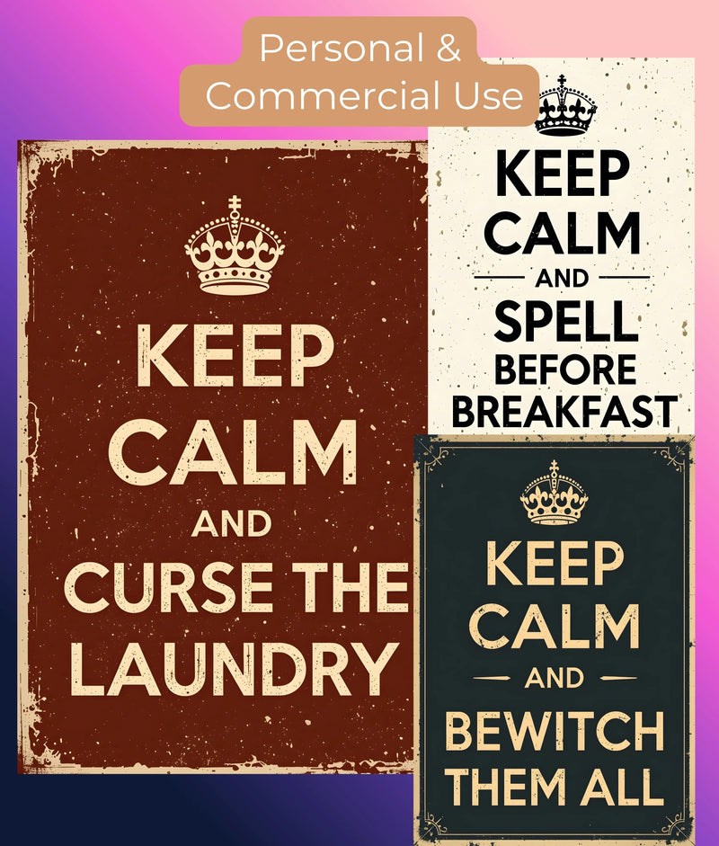 Witch Wall Art Clipart Bundle - CraftNest - Digital Crafting and Art