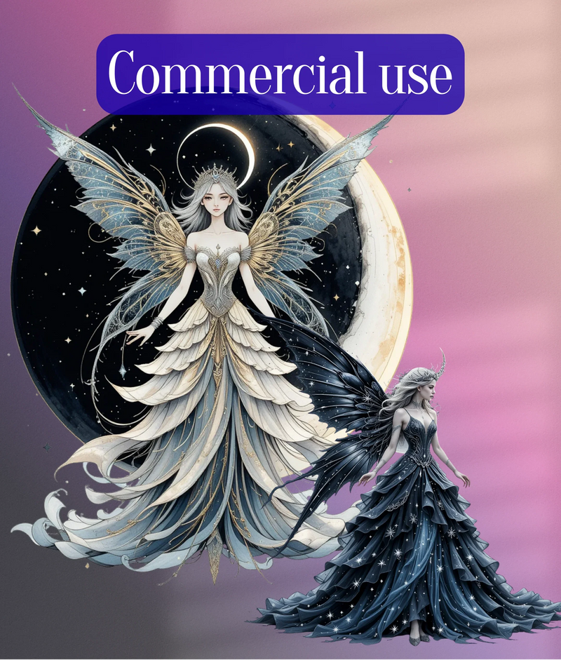 Celestial Fairy Clipart Bundle - CraftNest - Digital Crafting and Art