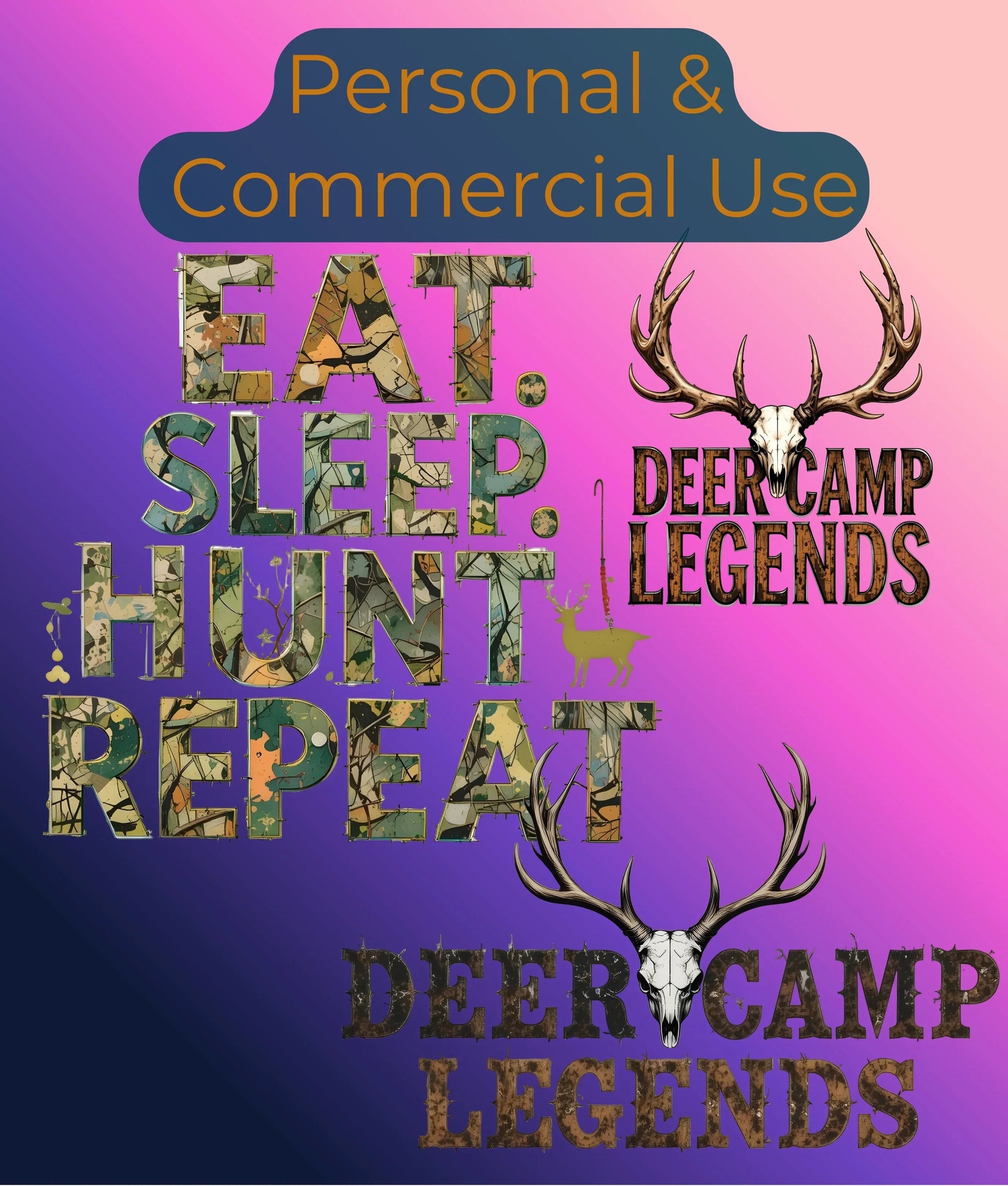 Hunting Season Clipart Bundle - CraftNest - Digital Crafting and Art
