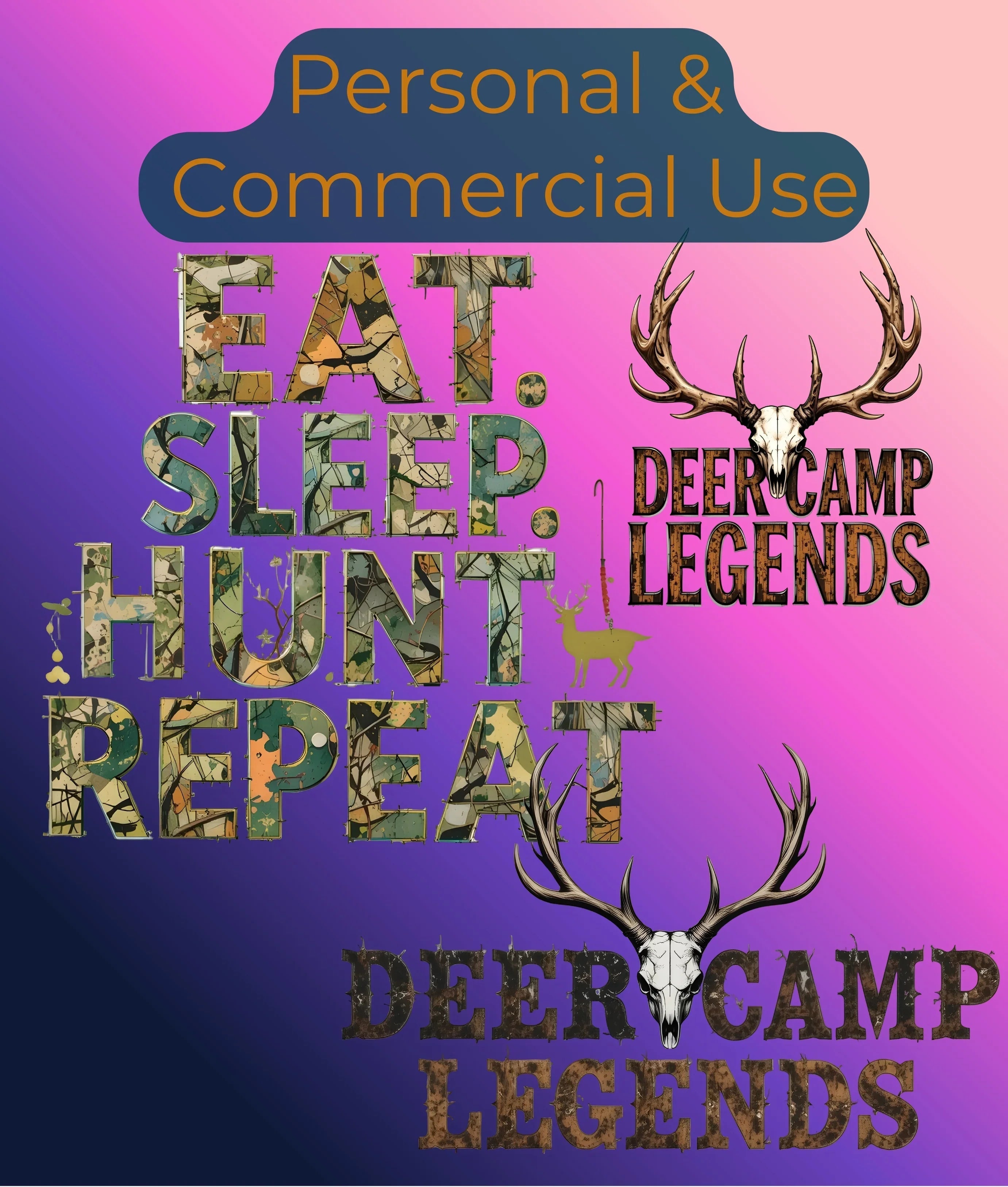 Hunting Season Clipart Bundle - CraftNest - Digital Crafting and Art