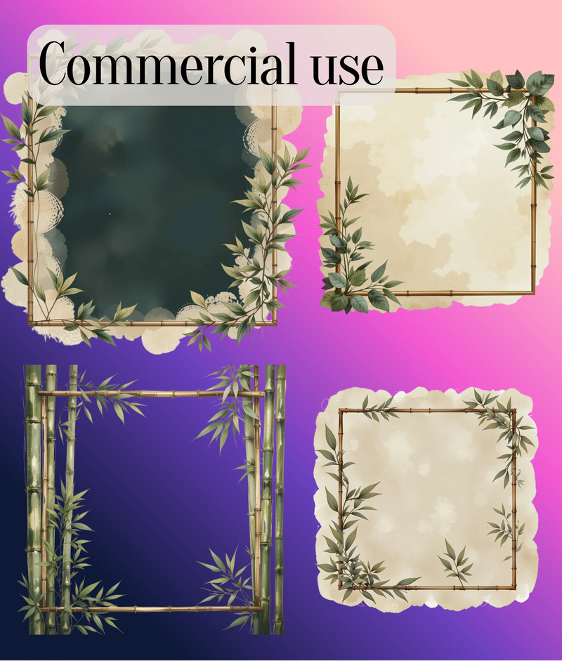 Japandi Botanical Clipart Bundle - CraftNest - Digital Crafting and Art