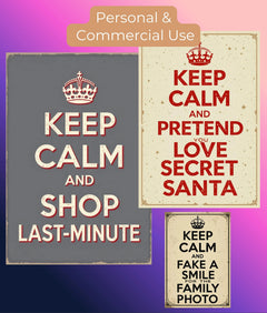 Christmas Wall Art Clipart Bundle - CraftNest - Digital Crafting and Art