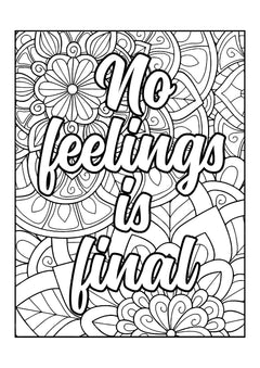 Motivational Quotes Coloring Book 1 - CraftNest - Digital Crafting and Art