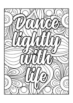 Motivational Quotes Coloring Book 1 - CraftNest - Digital Crafting and Art