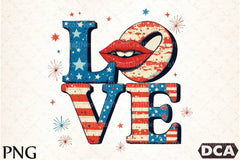 4th of July Love Clipart Bundle 1 - CraftNest - Digital Crafting and Art